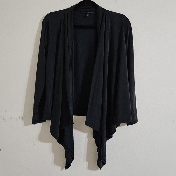 WHBM Waterfall Suede Cardigan - Picture 1 of 5